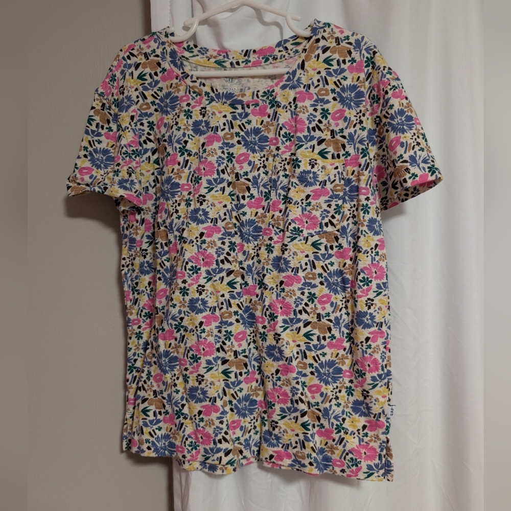 GAP Kids Multicolor Floral Tee